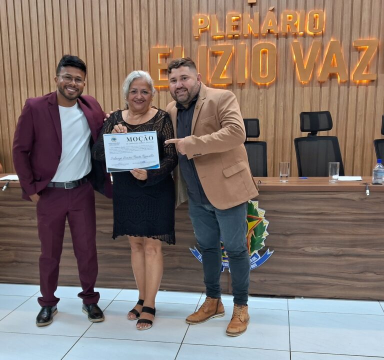 A CULTURA PLANALTINENSE RECEBE MOÇÃO HONROSA