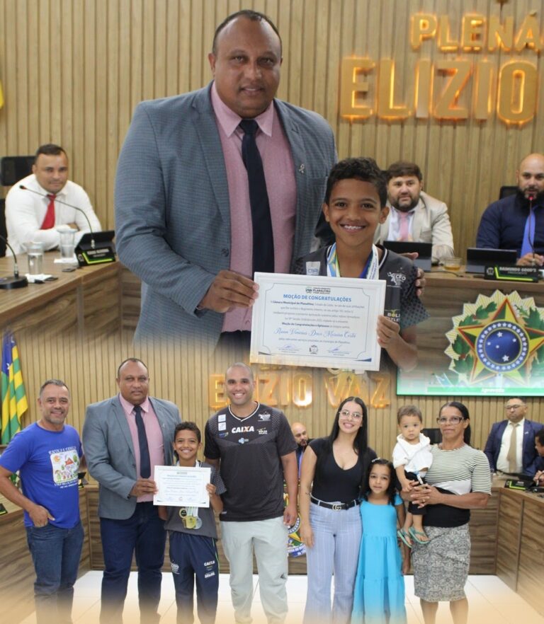 JOVENS ATLETAS SÃO HOMENAGEADOS