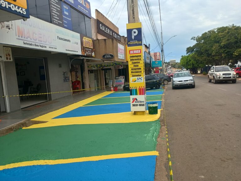 PLANALTINA PINTA-SE DE VERDE AMARELO