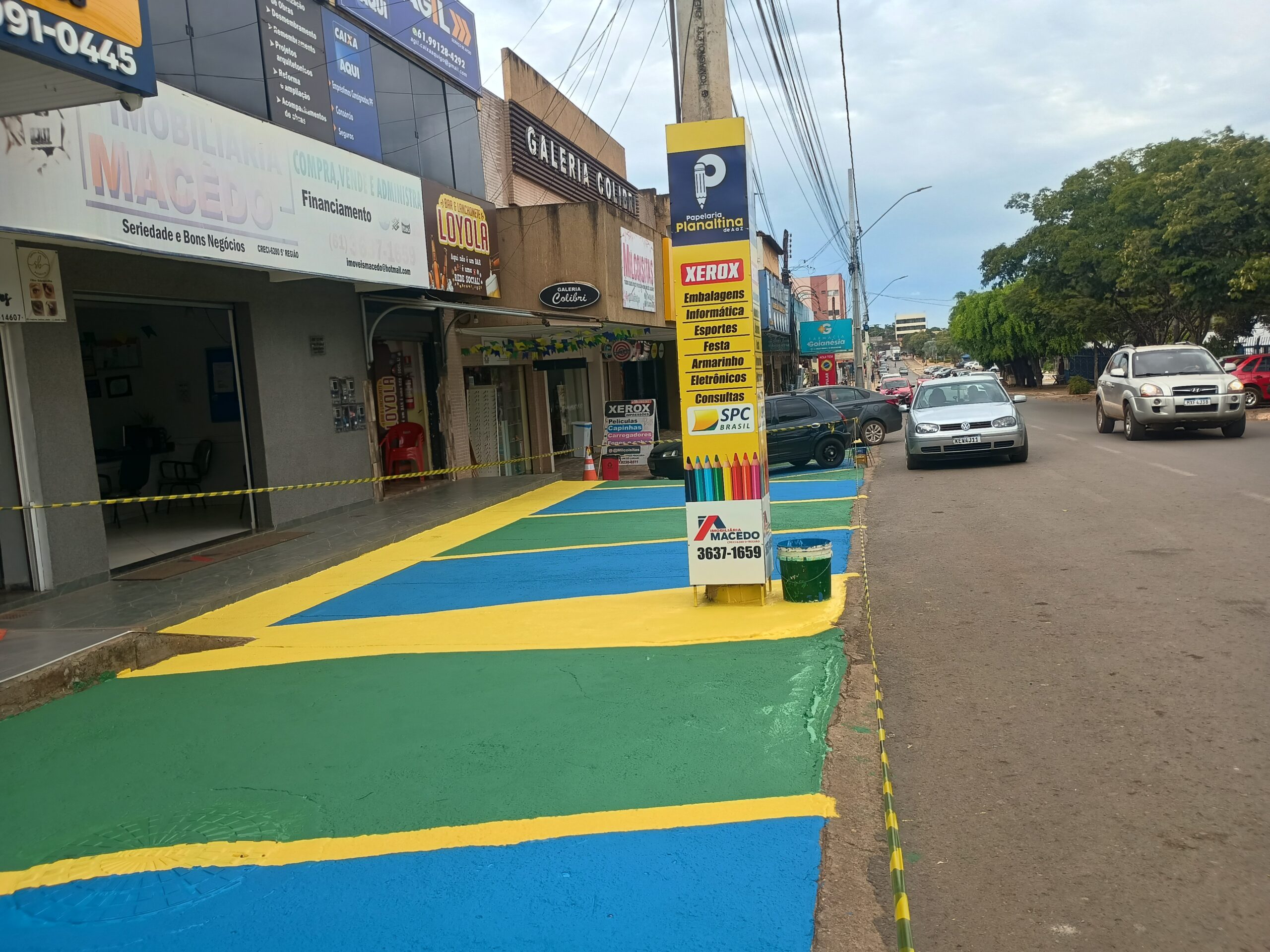 PLANALTINA PINTA-SE DE VERDE AMARELO