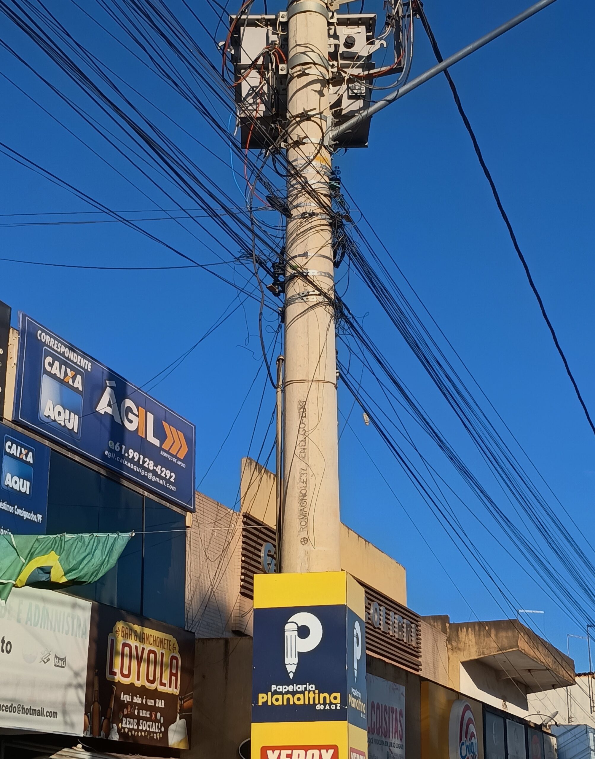 TRANSFORMADOR COM DEFEITO E EQUATORIAL NÃO AGE